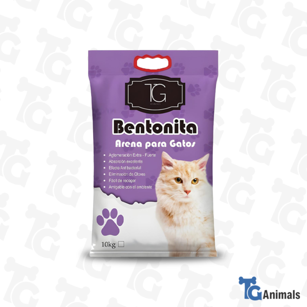 TG – Arena Para Gatos Bentonita Fragancia Lavanda - Imagen 2